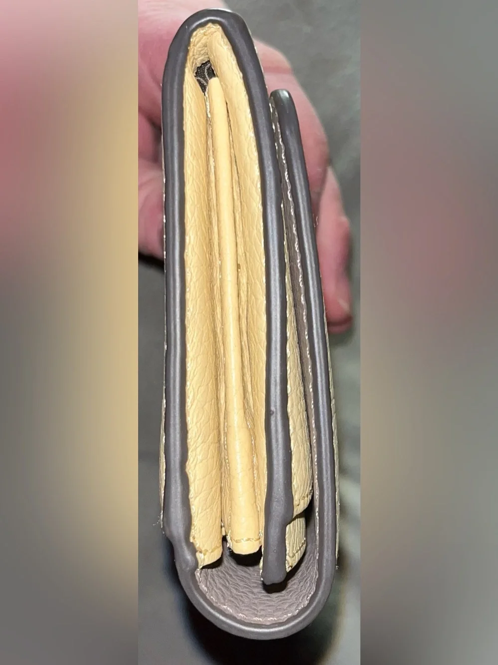 Furla wallet textured
